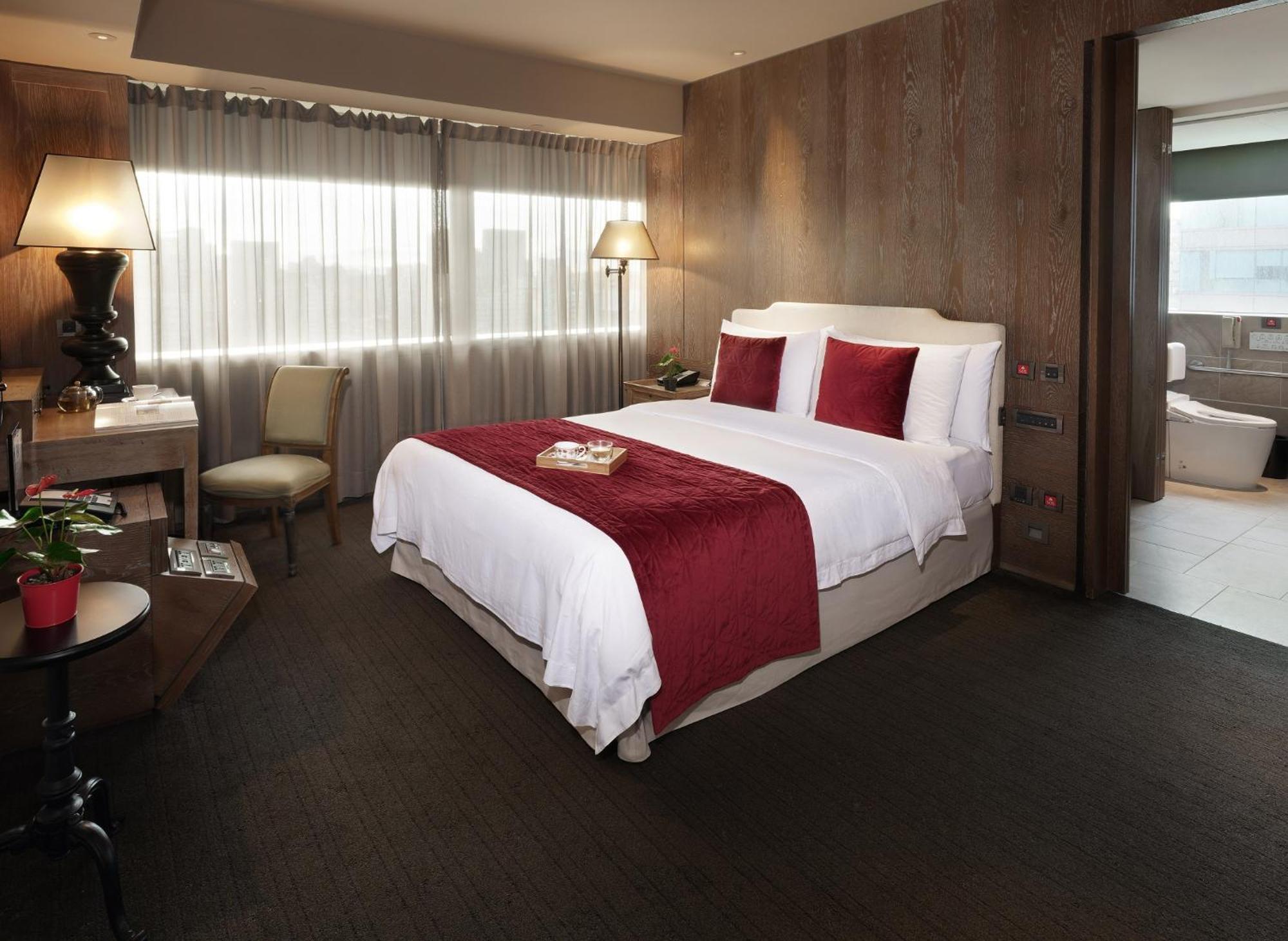 Palais De Chine Hotel Taipei Dış mekan fotoğraf A bedroom at the hotel